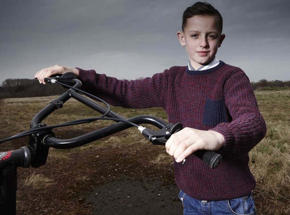 12-year-old Cameron, expelled from two schools in the first eight weeks of the academic year, fancies being an engineer in the Royal Navy 