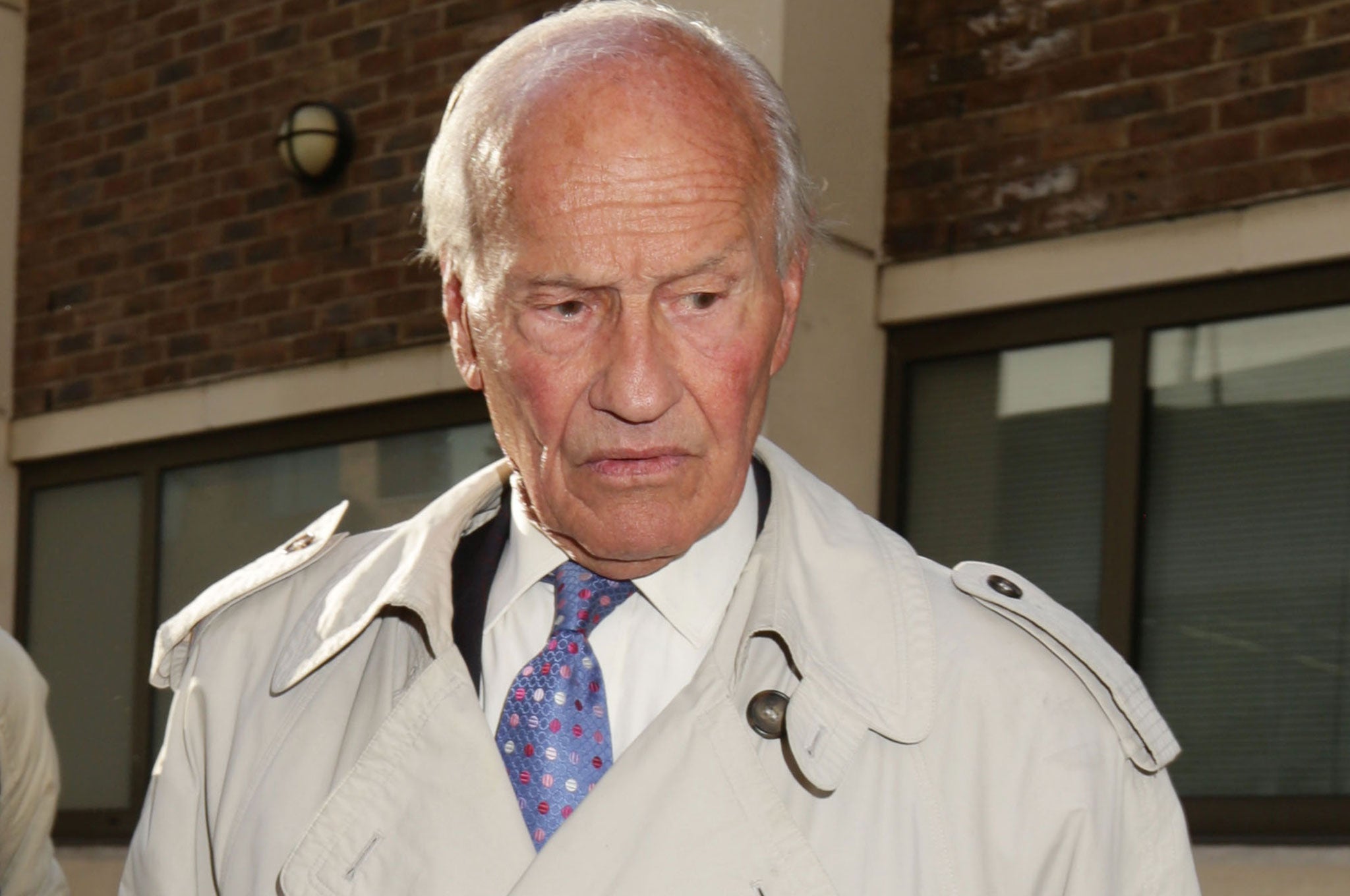 Former aide to the Duke of Edinburgh Benjamin Herman leaving Blackfriars Crown Court in London, where he is accused of abusing a girl, who was aged around 12, in the early 1970s