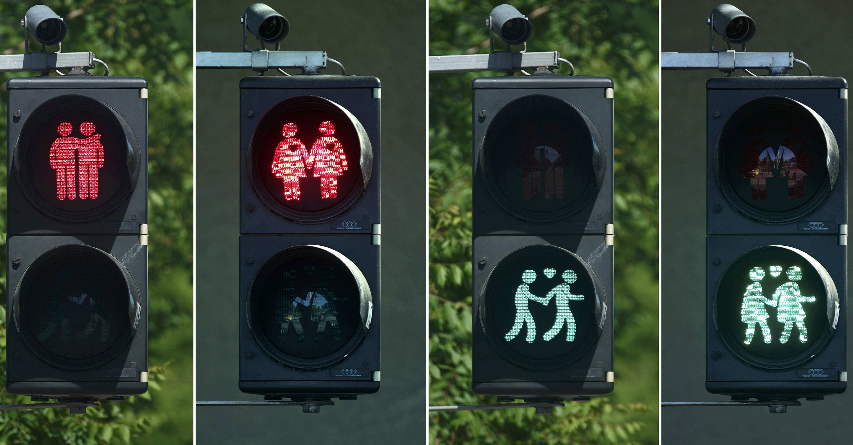 The traffic lights have proved popular, but not with everyone
