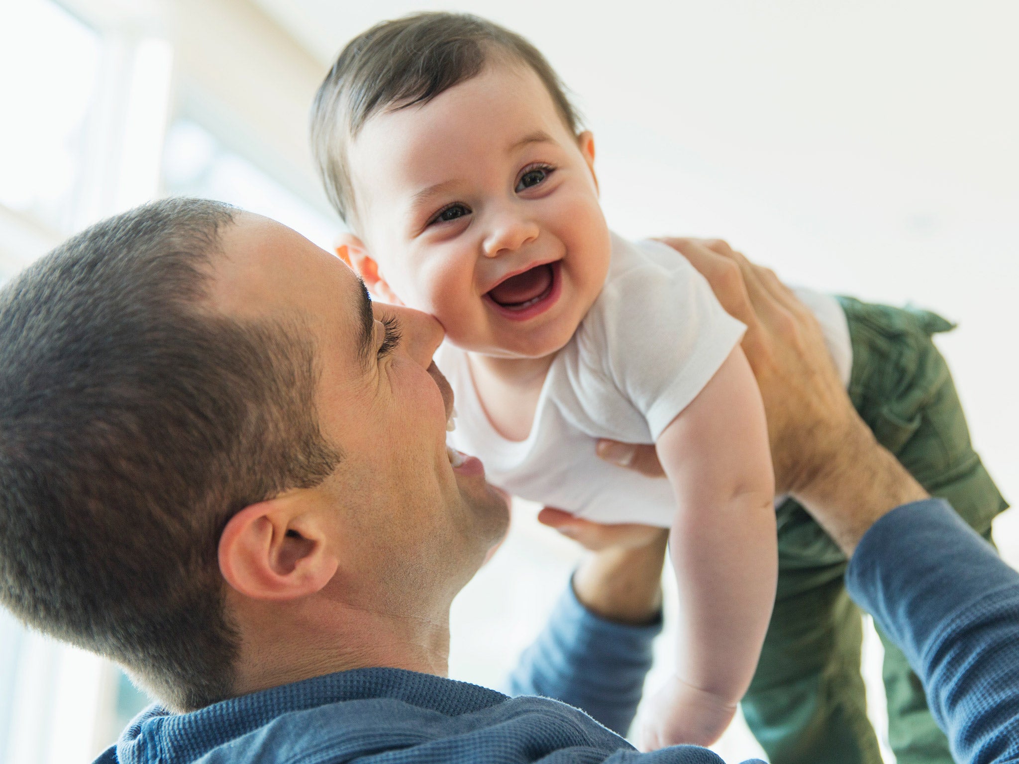 Not all fathers are fluent in baby talk. File photo