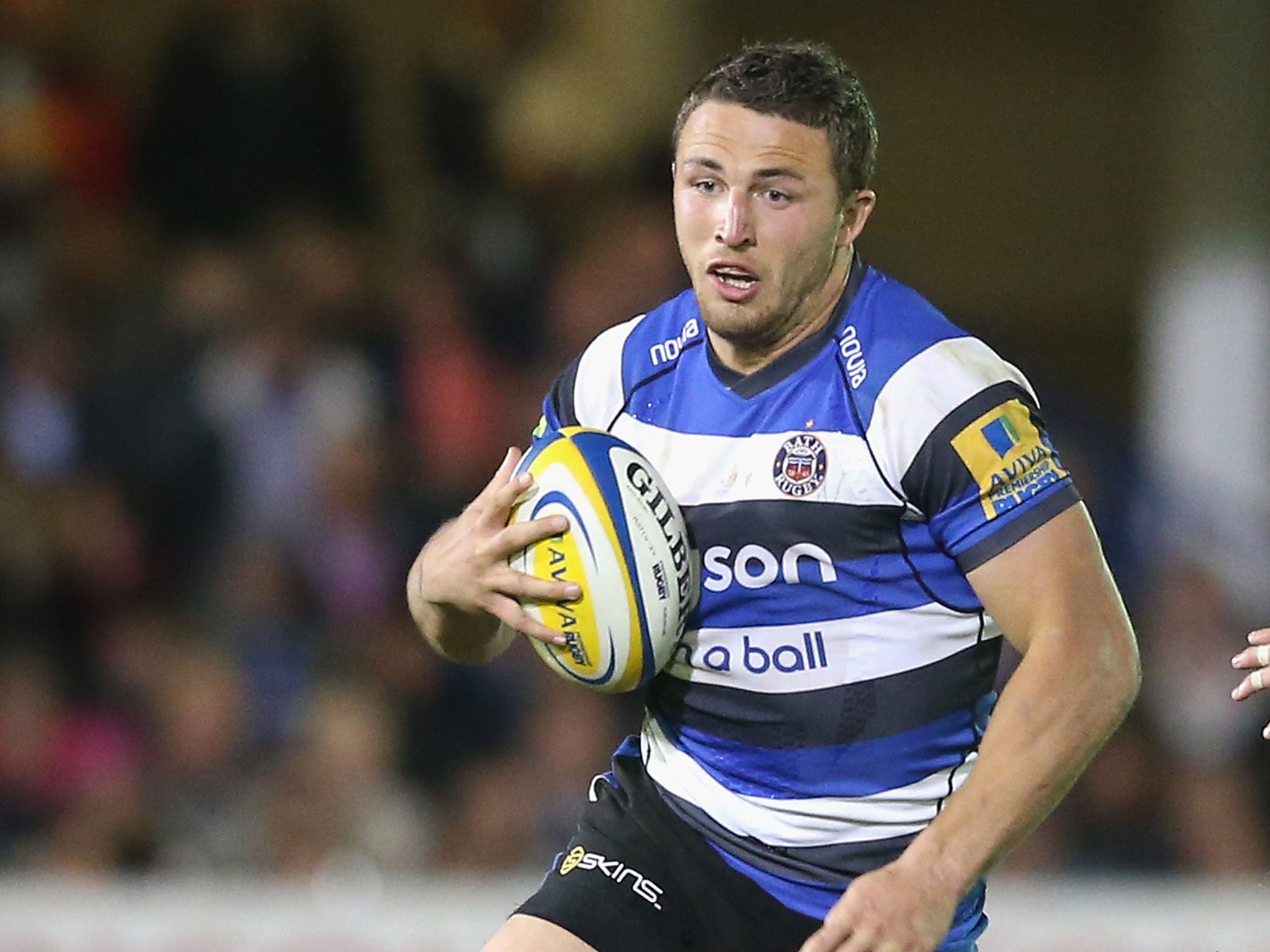 Bath's Sam Burgess has been included in the squad