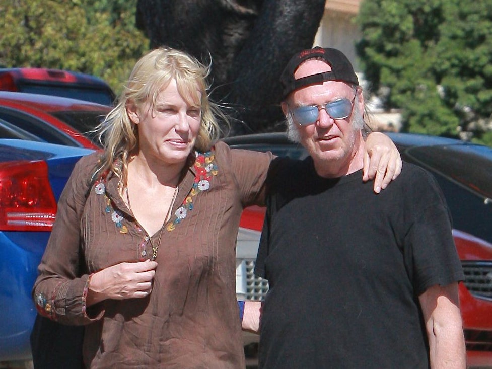 Daryl Hannah and Neil Young