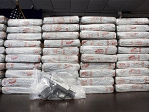 More than 70kg of heroin has been found
