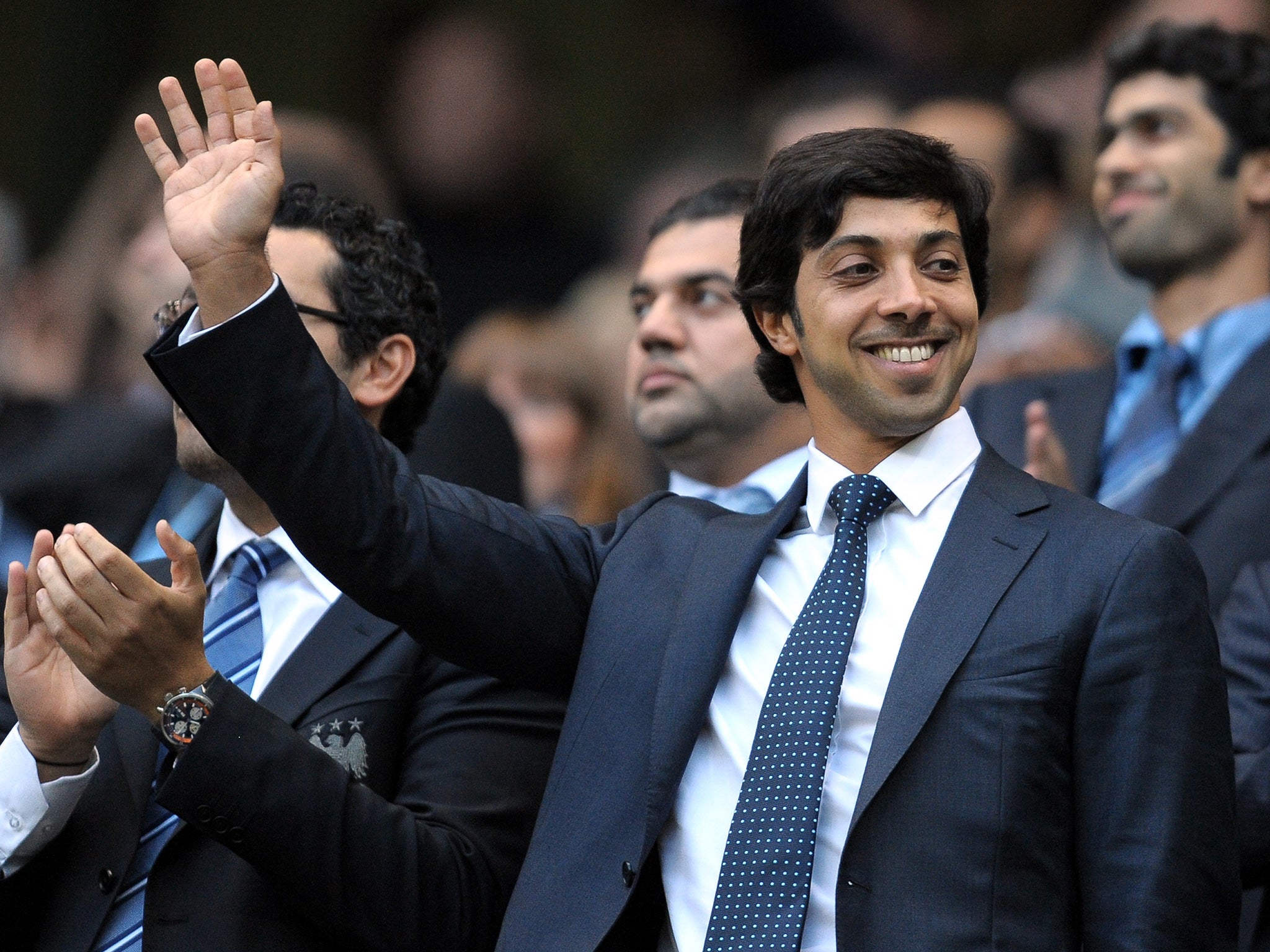 Sheikh Mansour, the owner of Man City