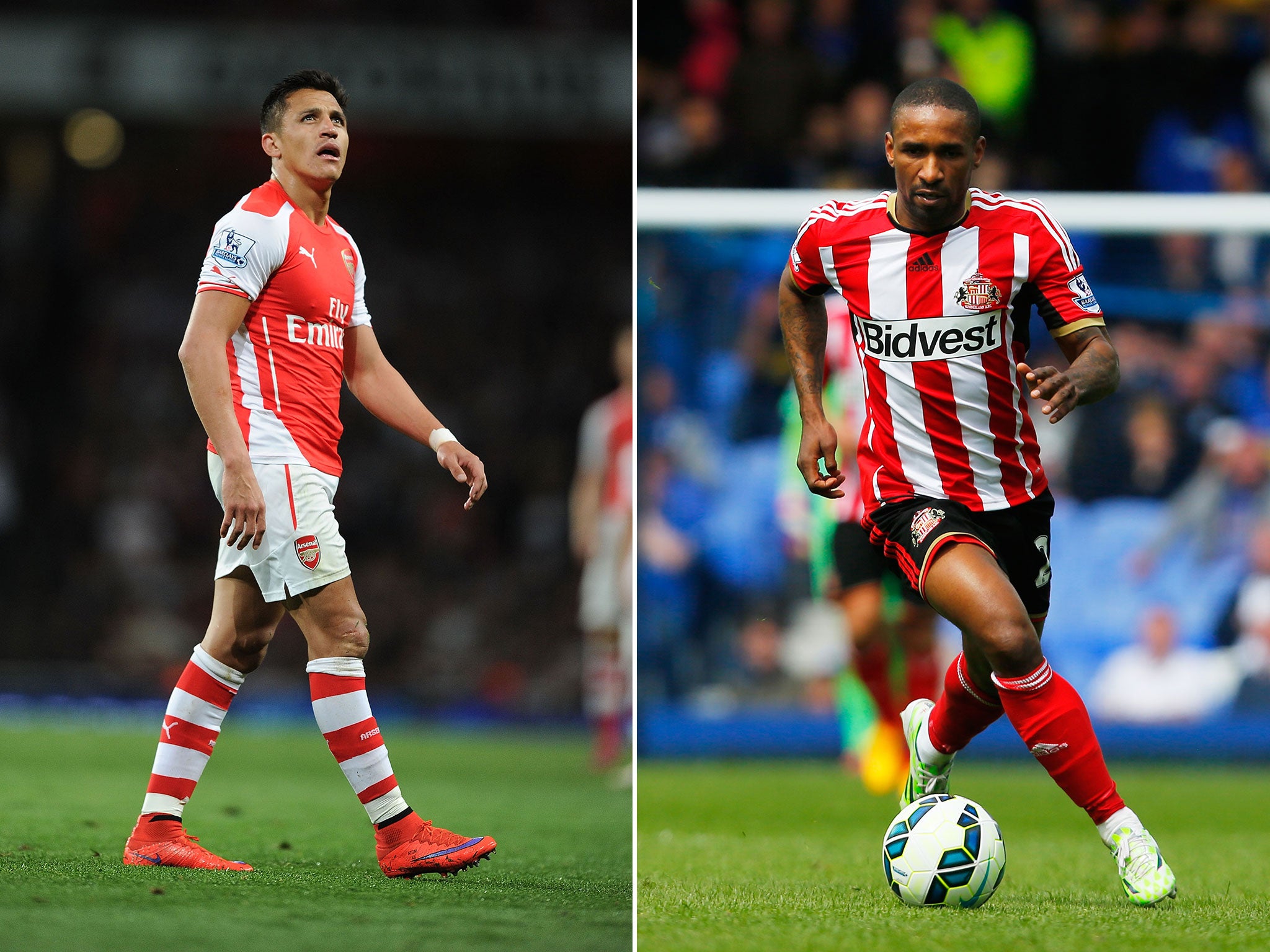 Alexis Sanchez and Jermain Defoe