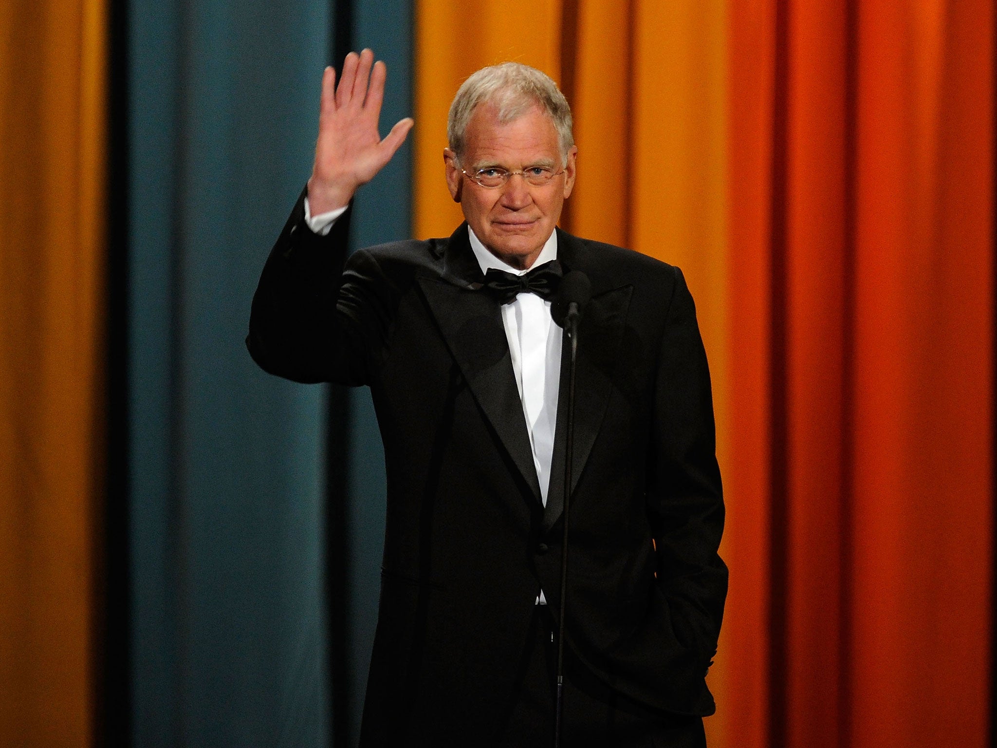 David Letterman speaks onstage at the First Annual Comedy Awards at Hammerstein Ballroom on March 26, 2011 in New York City.