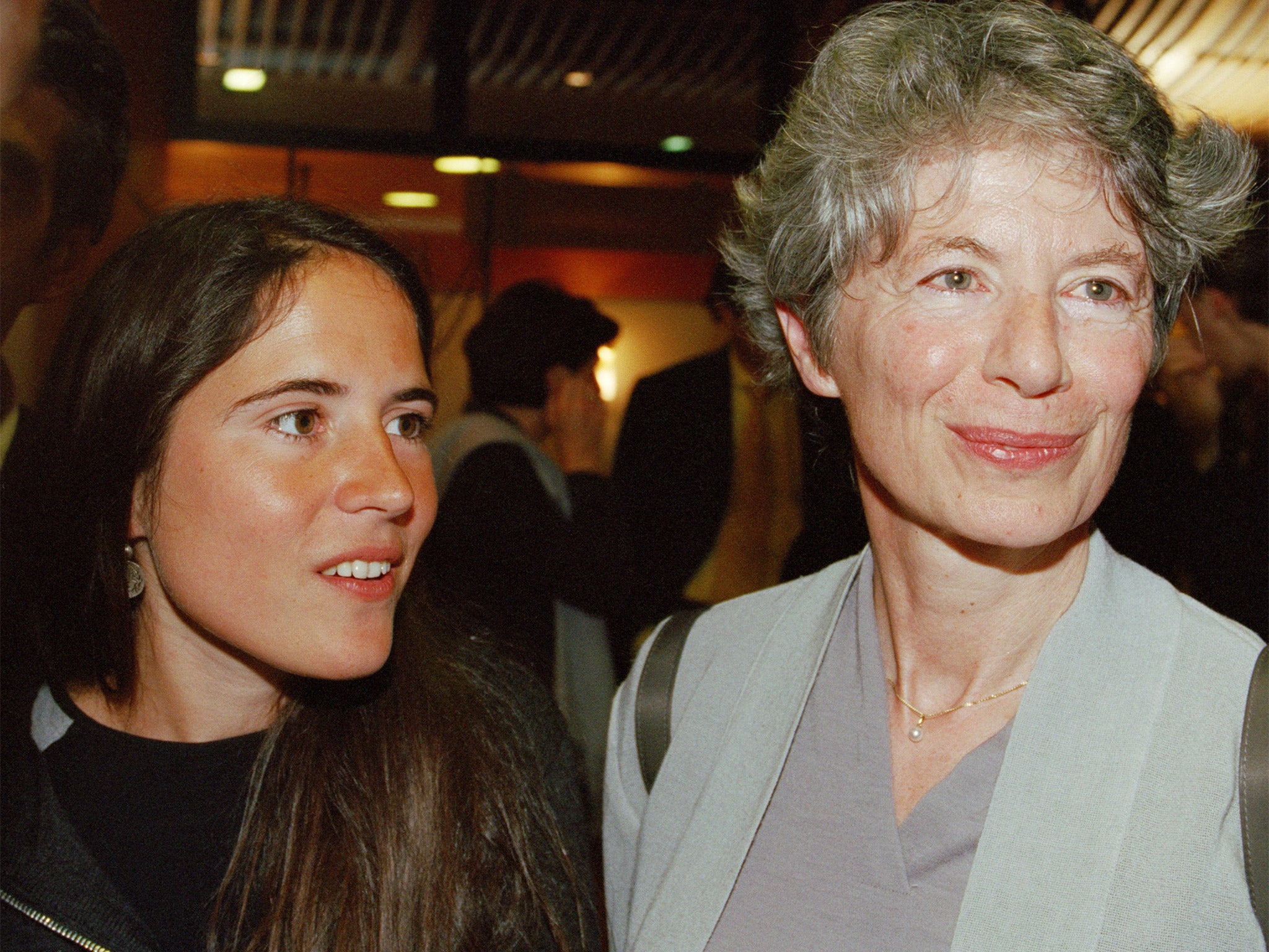 Anne Pingeot, right, with her and François Mitterand's daughter, Mazarine Pingeot