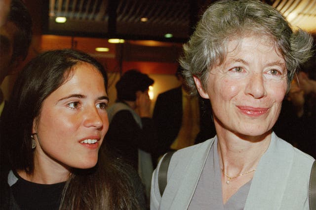 Anne Pingeot, right, with her and François Mitterand's daughter, Mazarine Pingeot