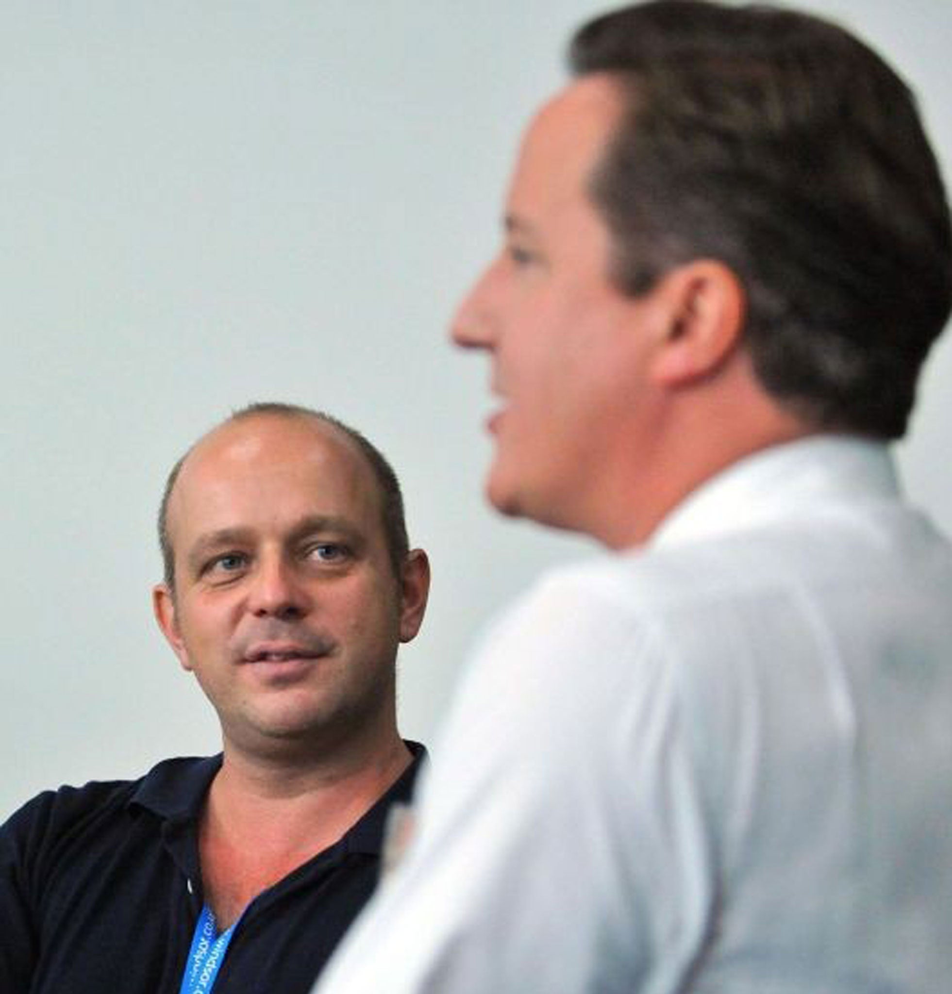 The man behind Big Society': David Cameron with Steve Hilton