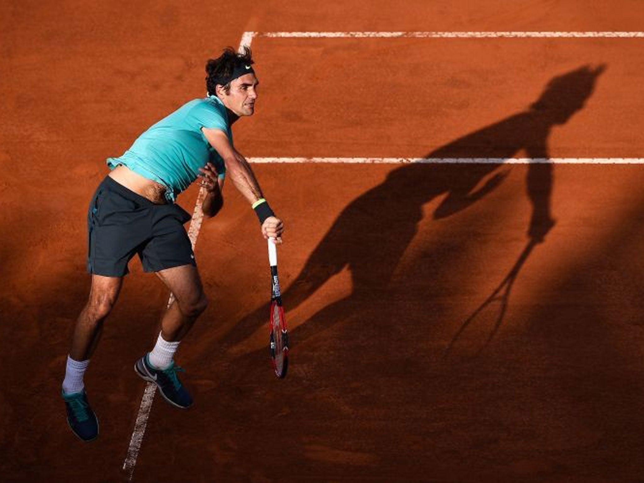 Late rally: Roger Federer's later career is the focus of Skidelsky's studies