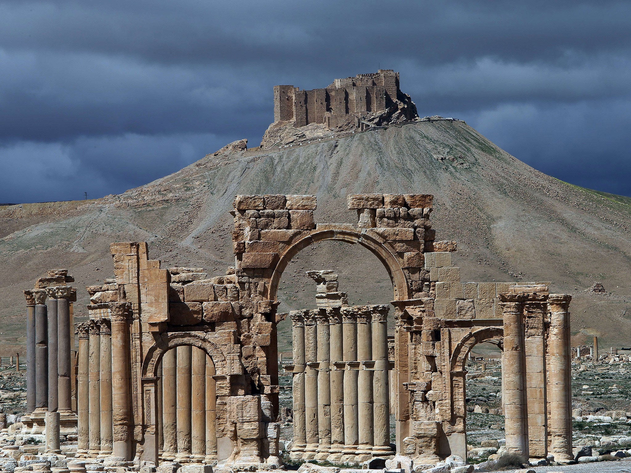 The ancient oasis city of Palmyra