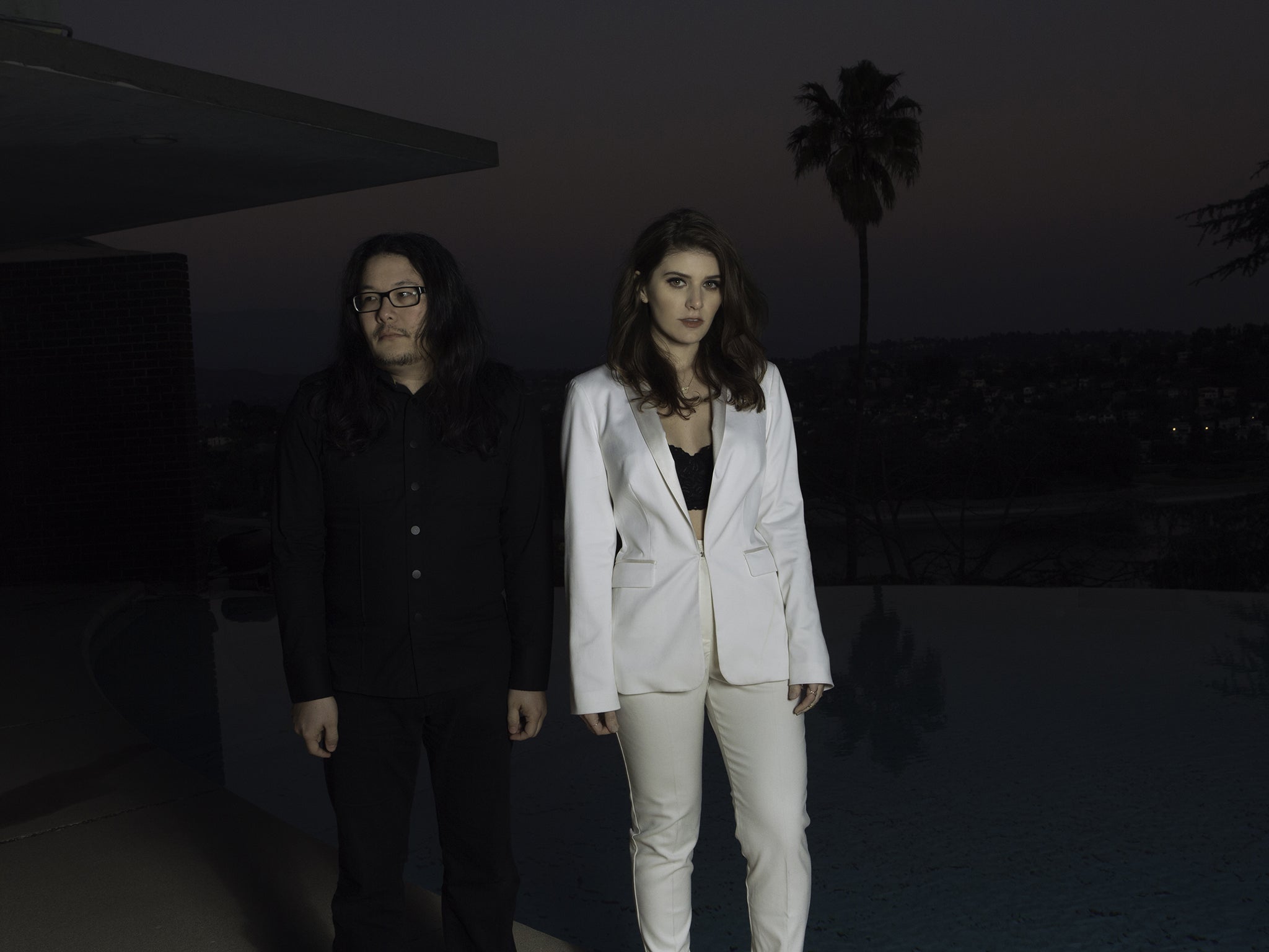 Rock duo Best Coast - left Bobb Bruno, right Bethany Cosentino