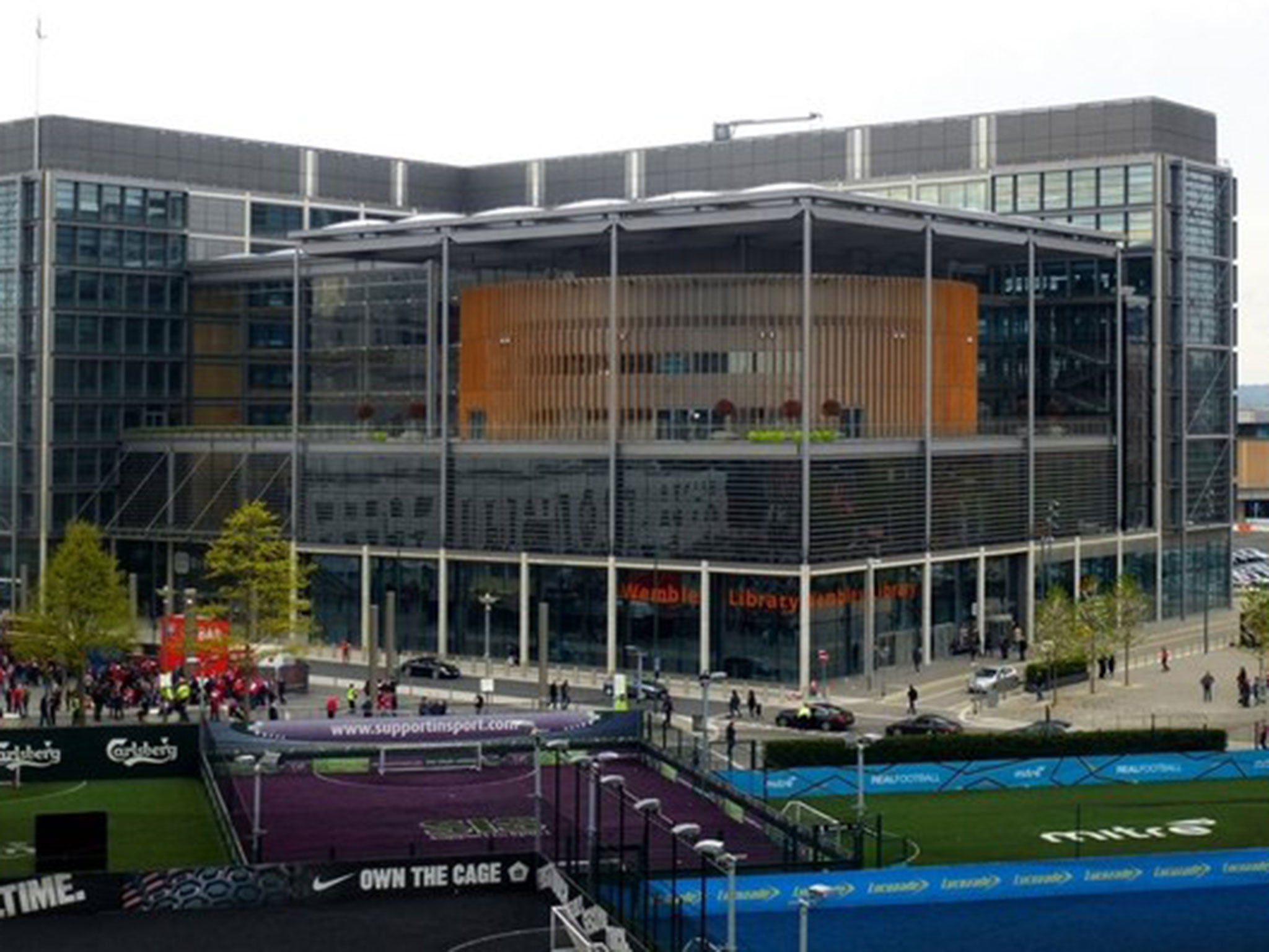 The civic centre in Wembley