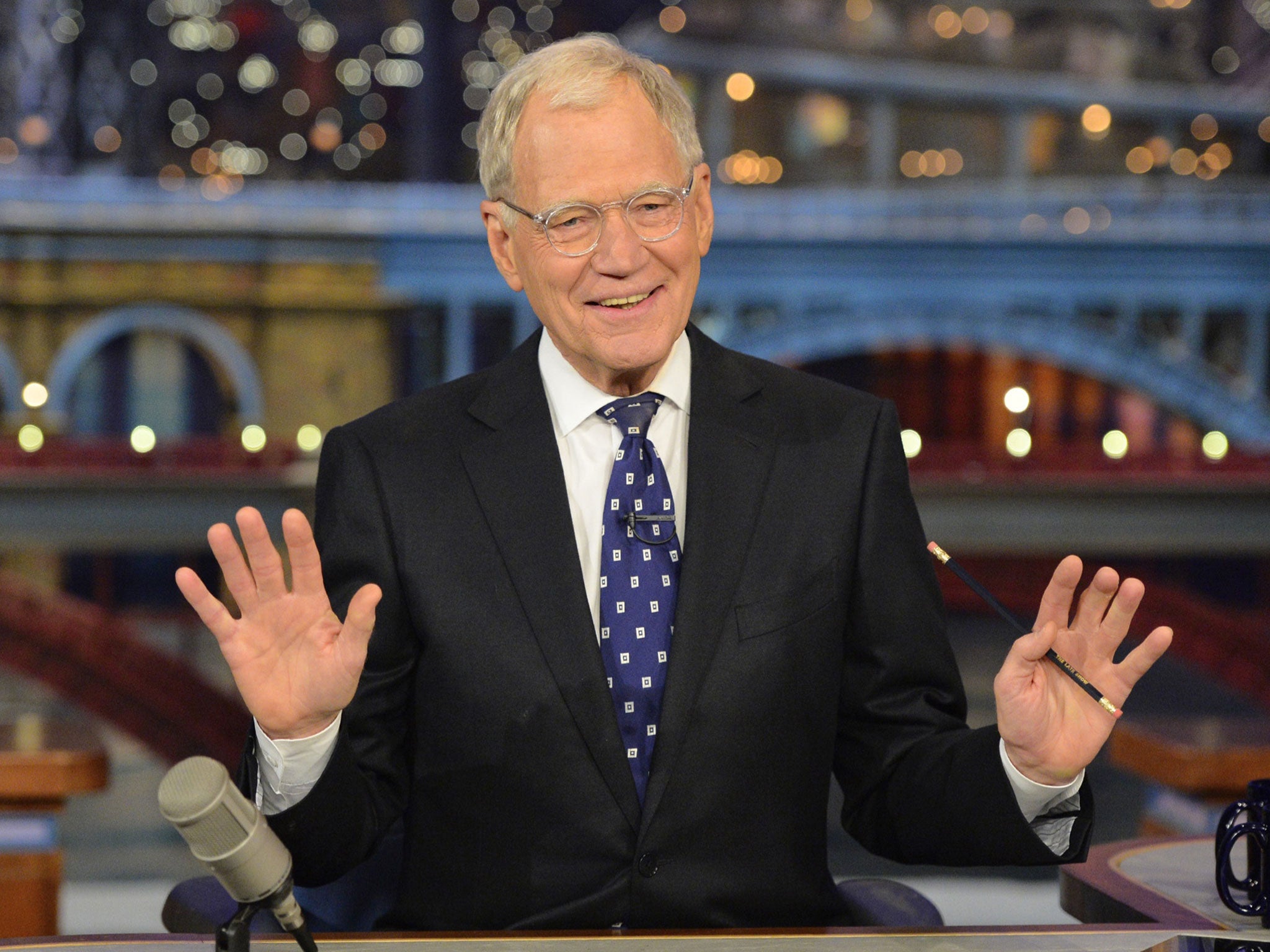 Plaudits: Letterman hosted The Late Show for 33 years