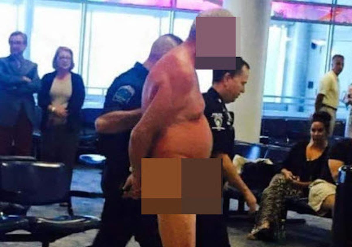 Furious man strips naked at airport after US Airways overbooked his flight  to Jamaica | The Independent | The Independent