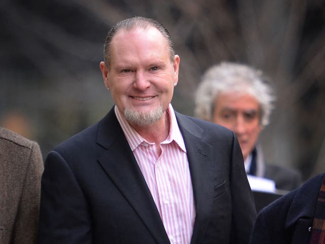 Paul Gascoigne pictured in 2015