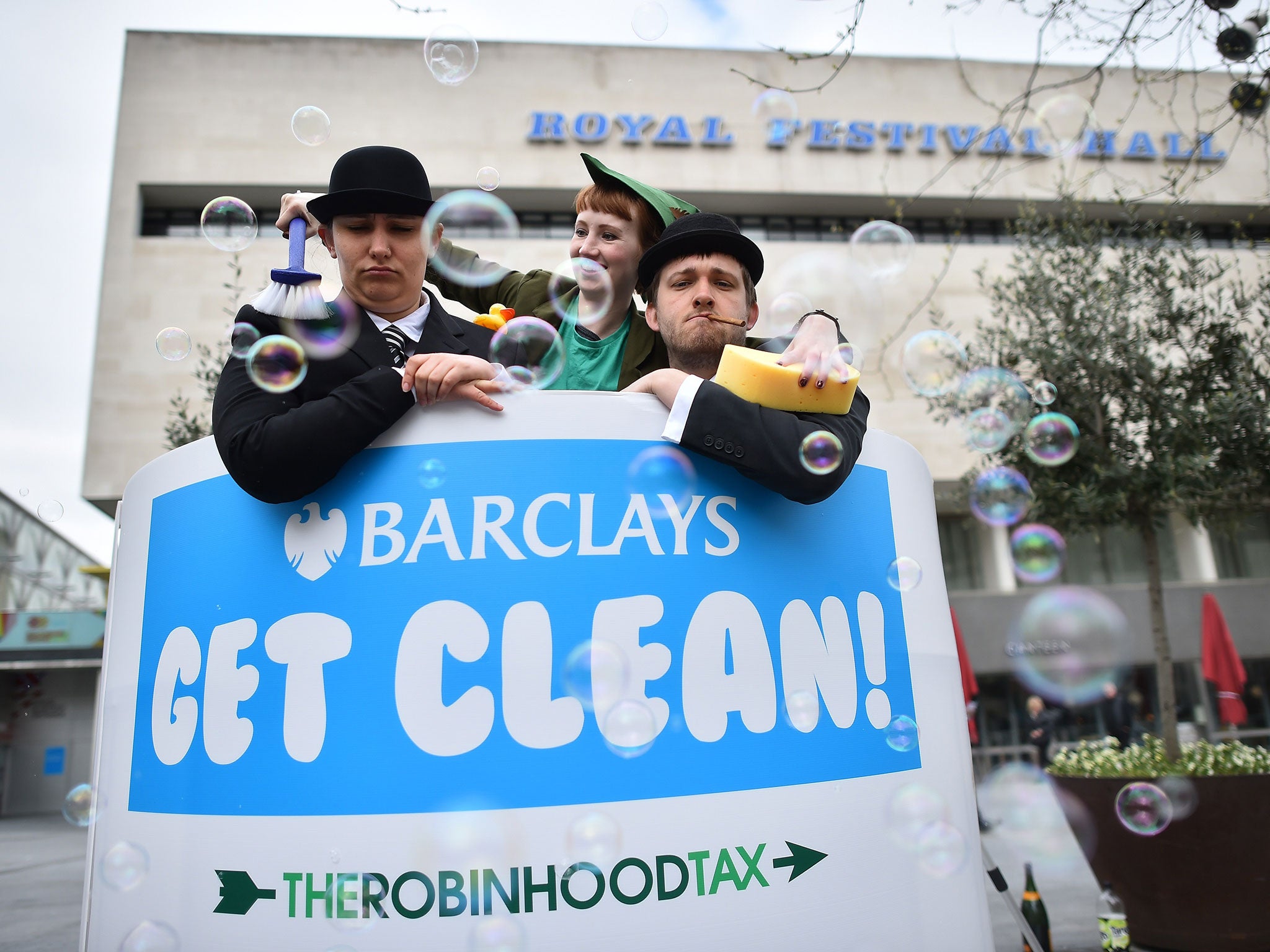 ‘Pragmatic’ reforms may not be enough for the tax campaigners who protested outside Barclays’ AGM