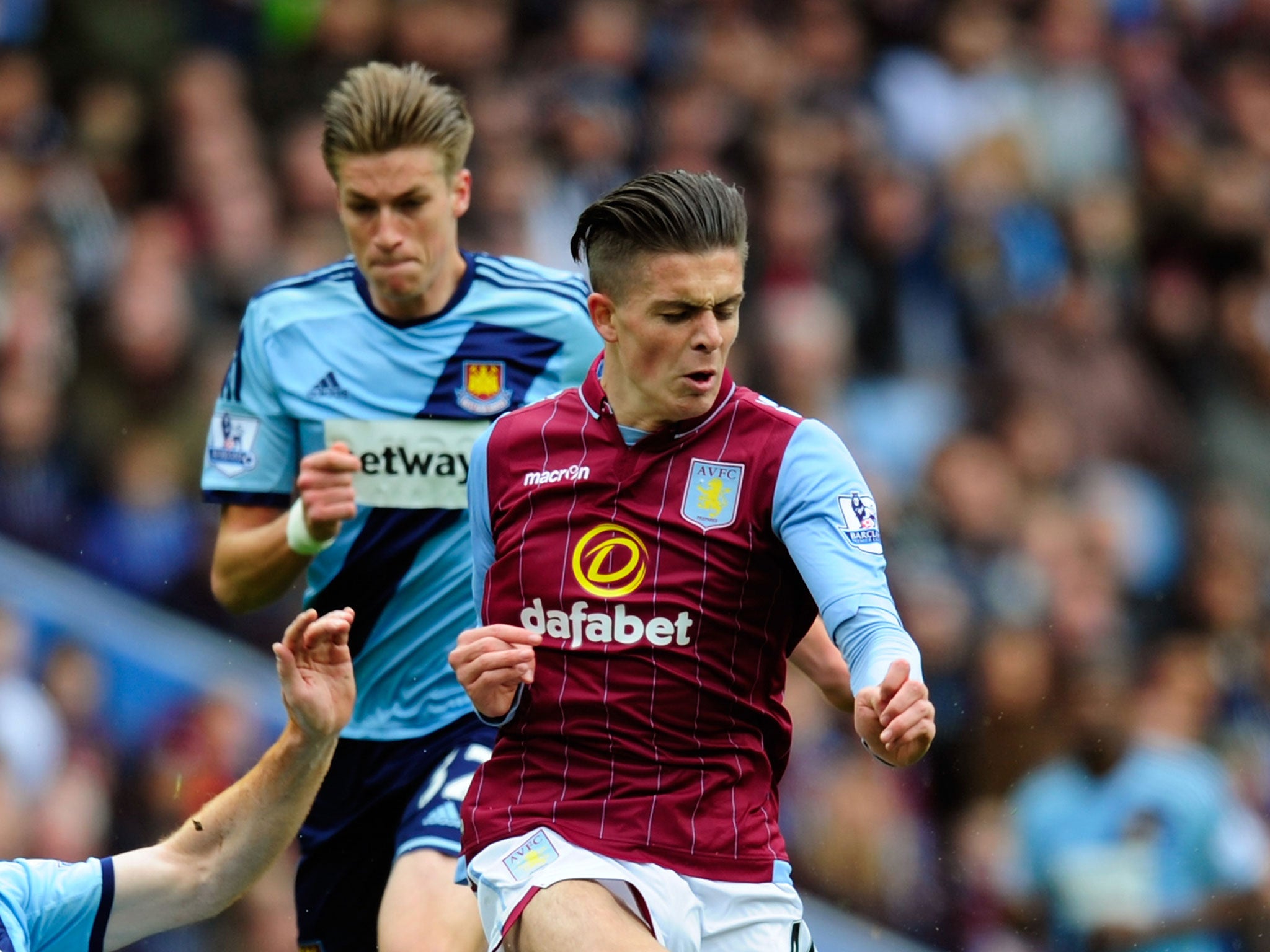 Jack Grealish was born in England but has played for Republic of Ireland’s Under-21s