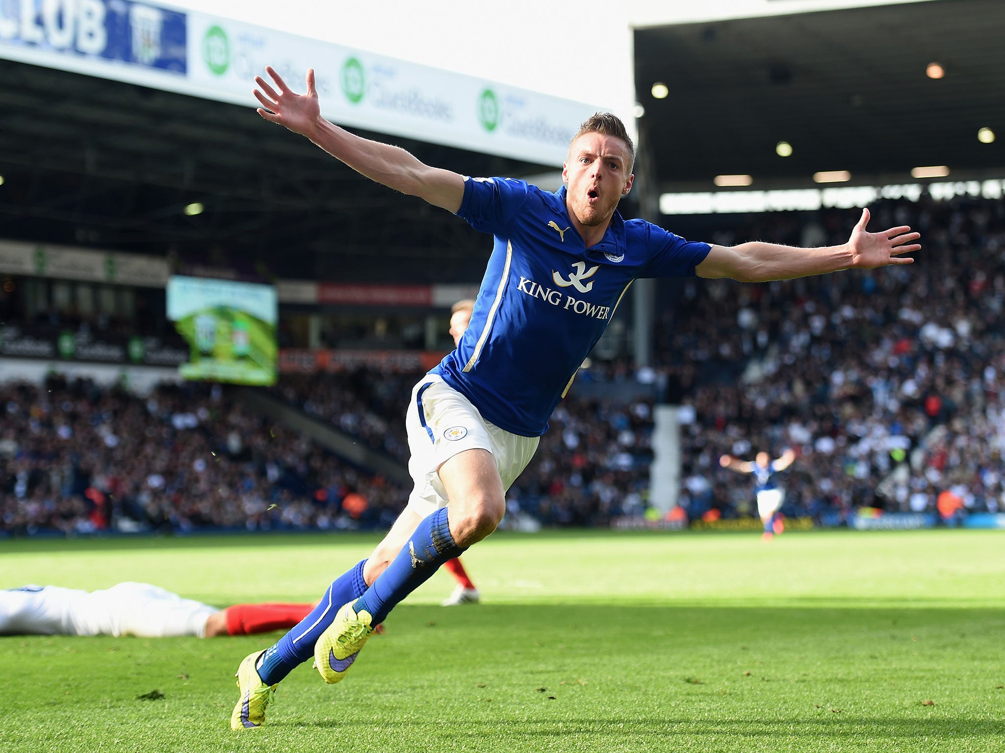 Jamie Vardy has scored only four goals for Leicester City this season