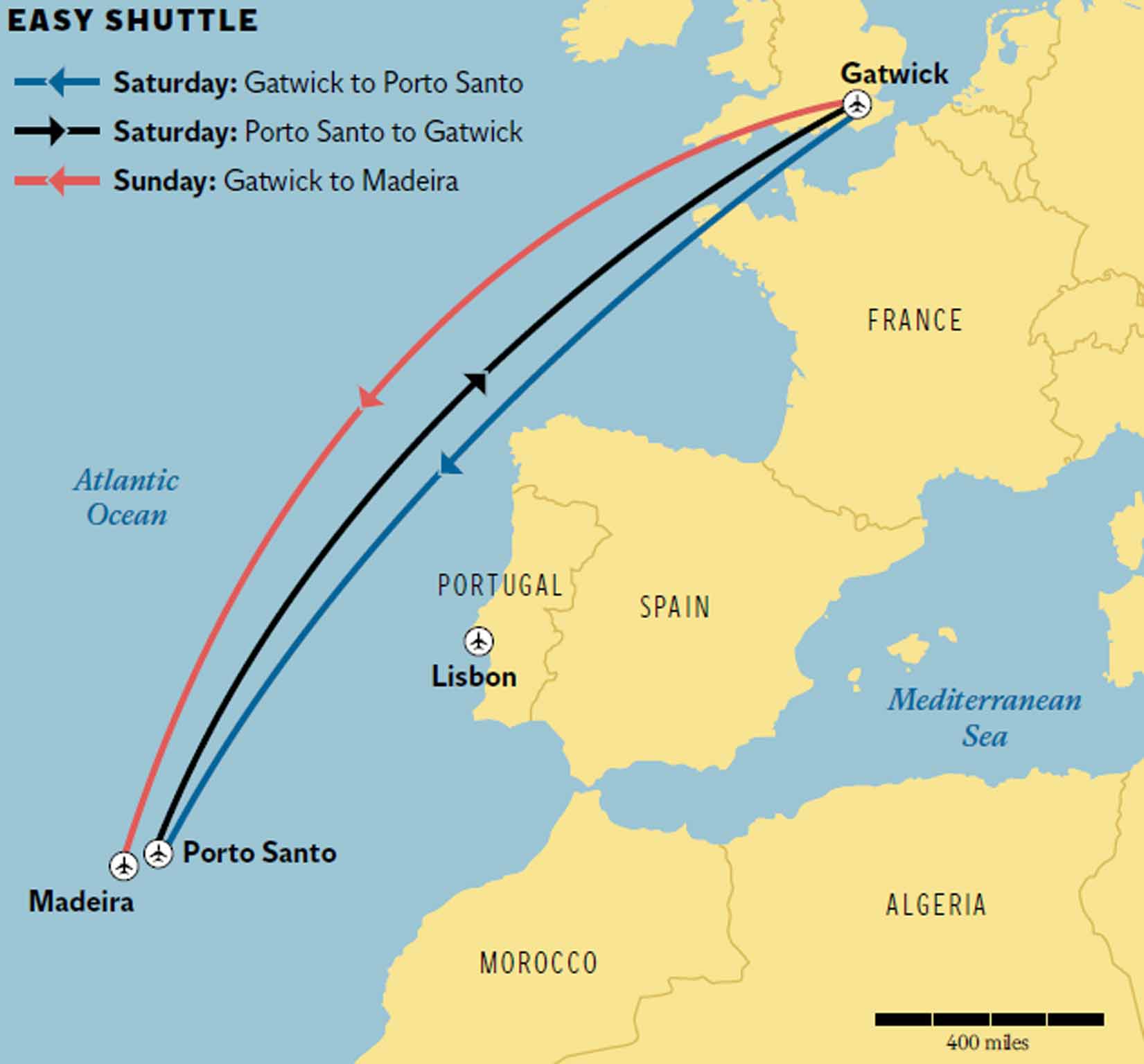 Third time lucky: easyJet passengers finally reached Madeira after a 4,500-mile trip