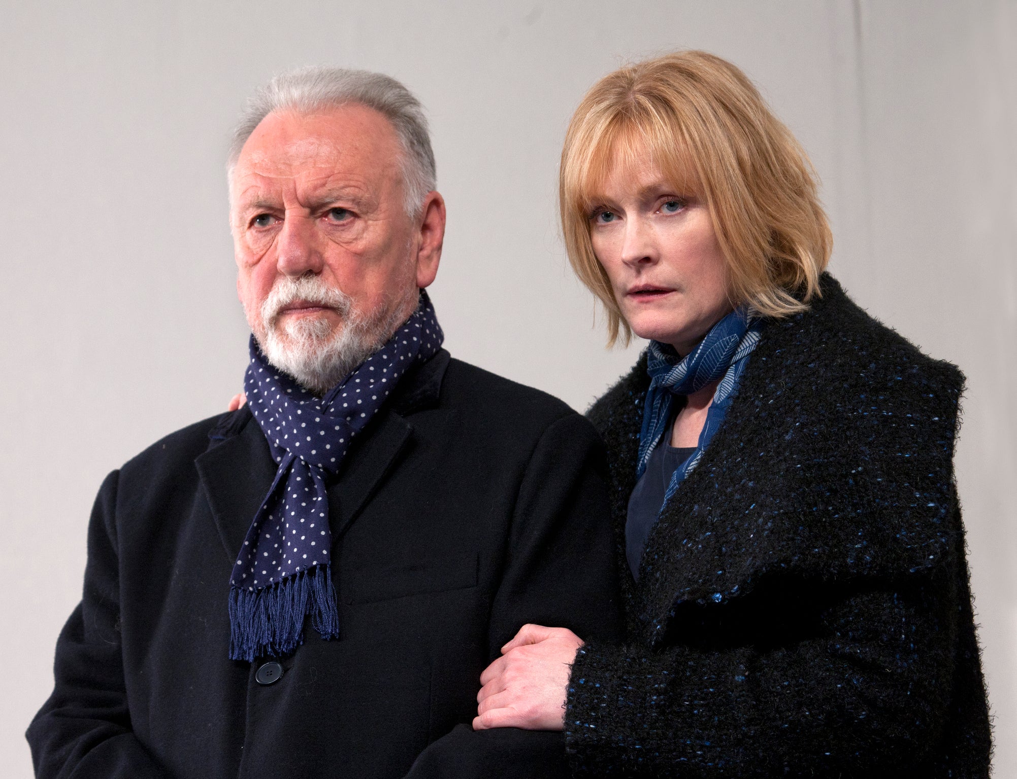 Kenneth Cranham and Claire Skinner. Photo credit Simon Annand.
