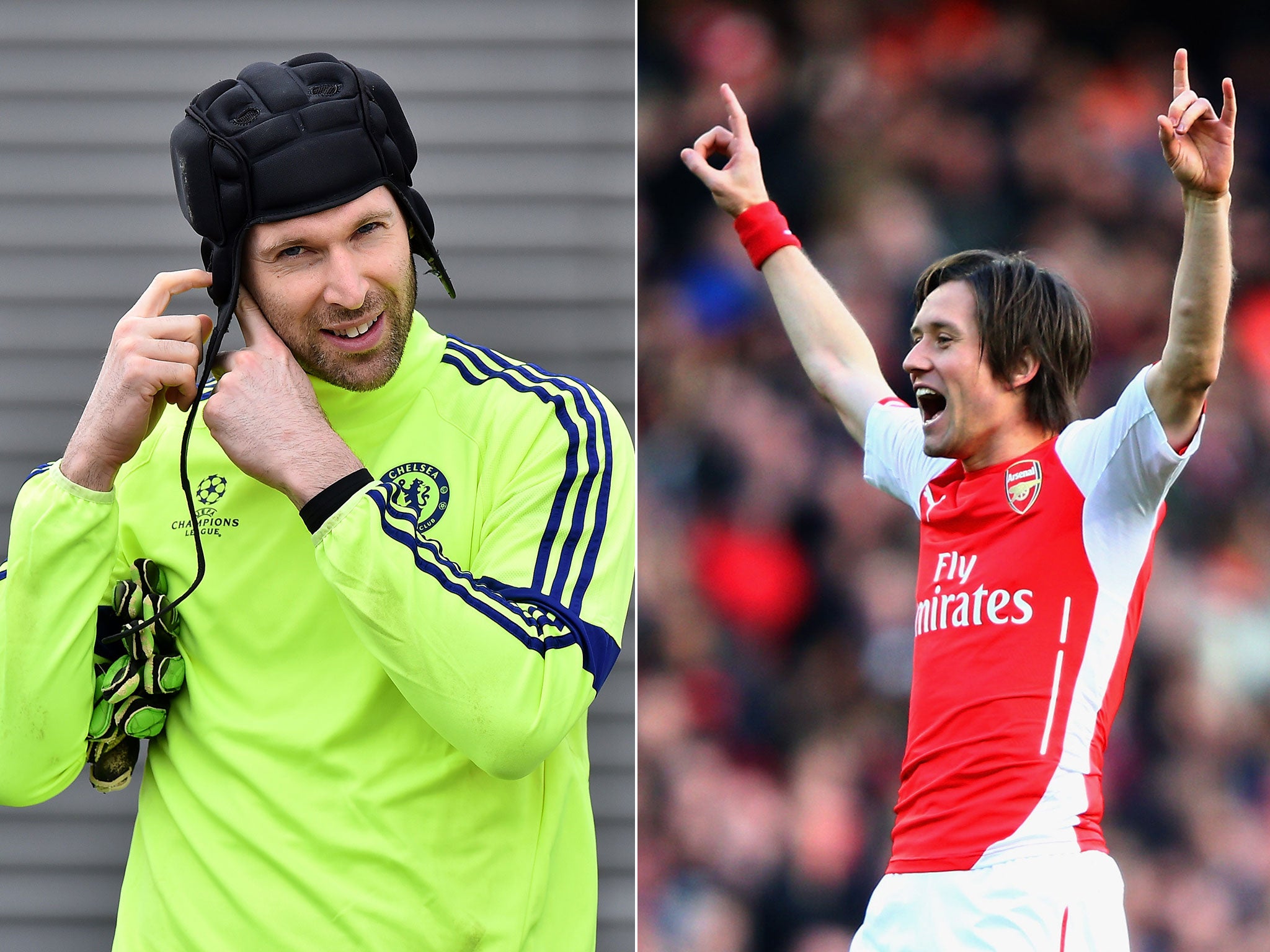 Petr Cech and Tomas Rosicky