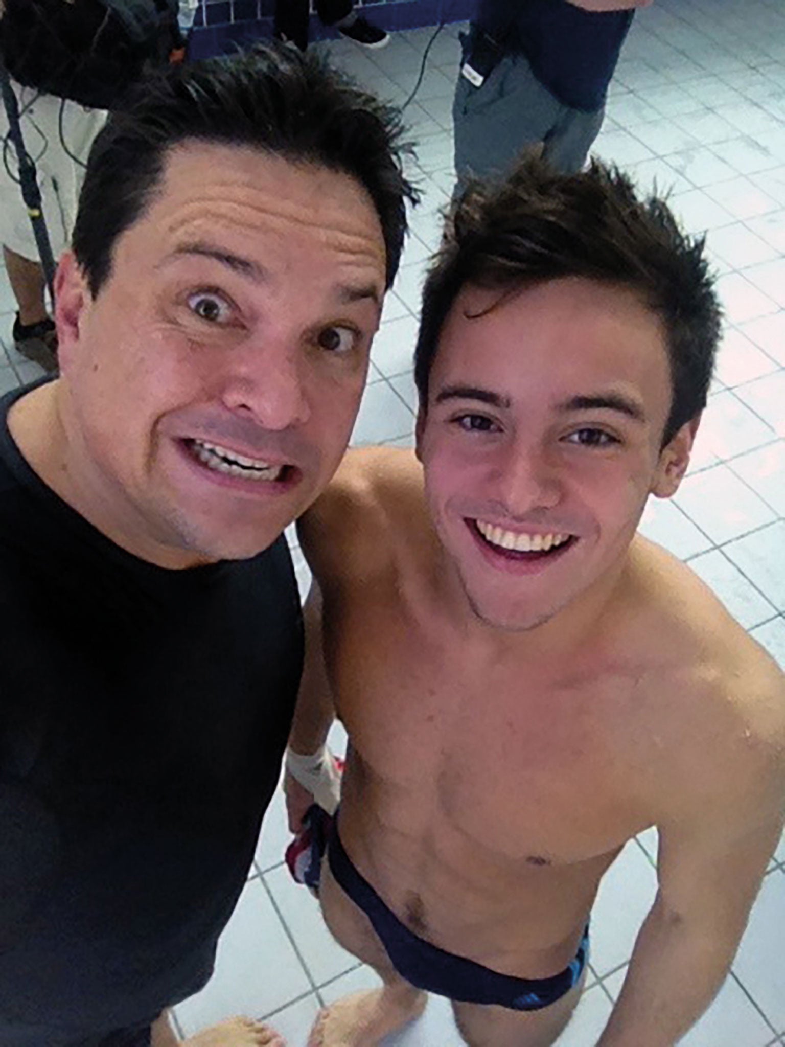 Dom appeared alongside Tom Daley on the BBC's Splash!
