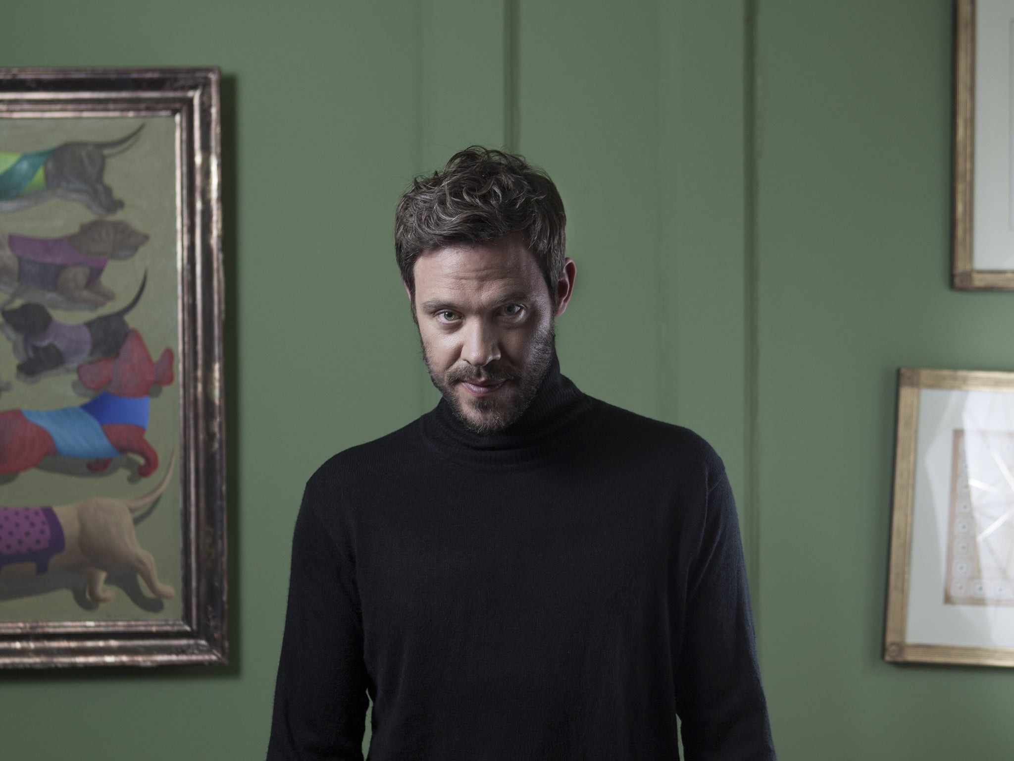 Former Pop Idol winner Will Young in a Soho house