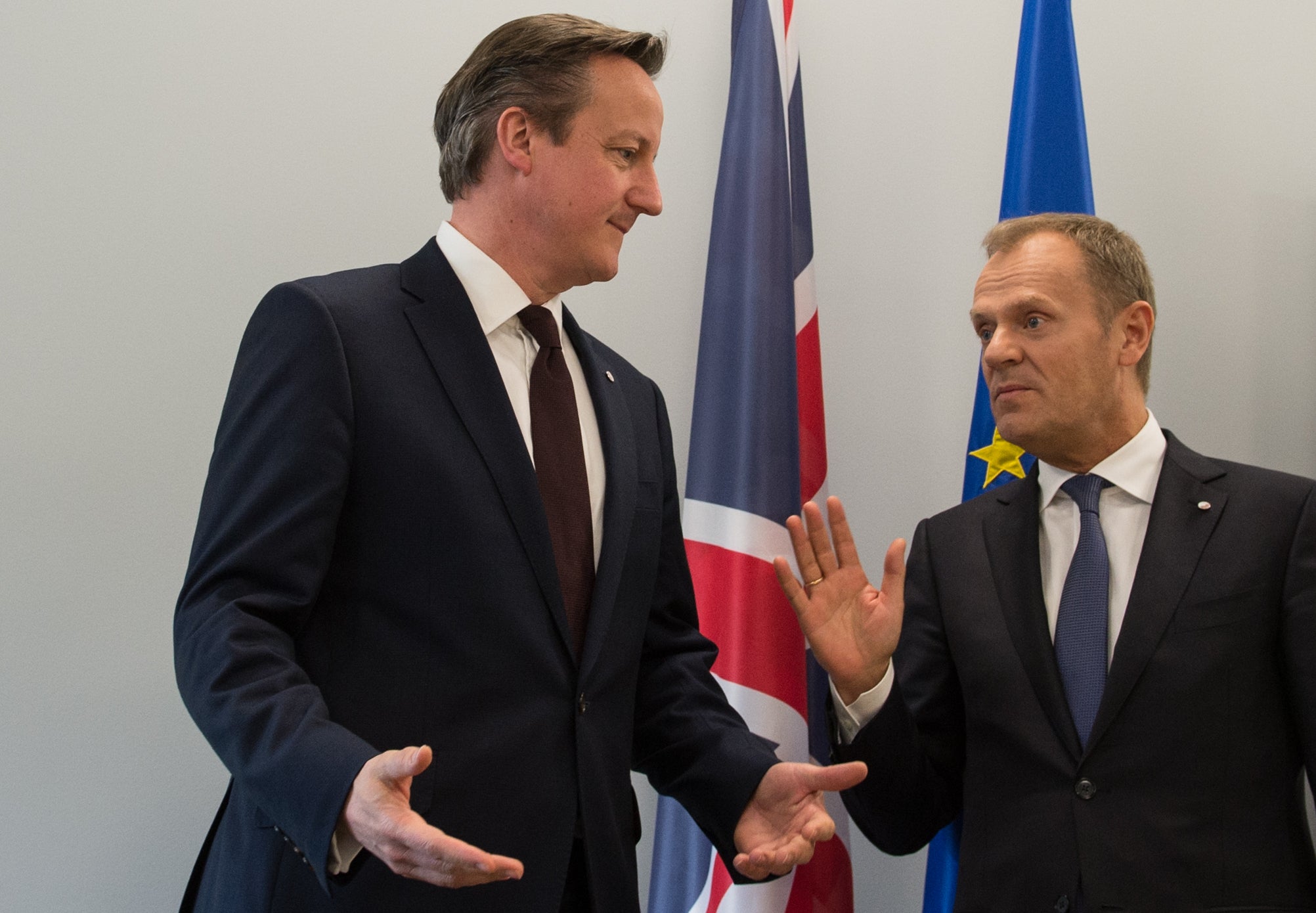 David Cameron met European leaders in Riga, the capital of Latvia