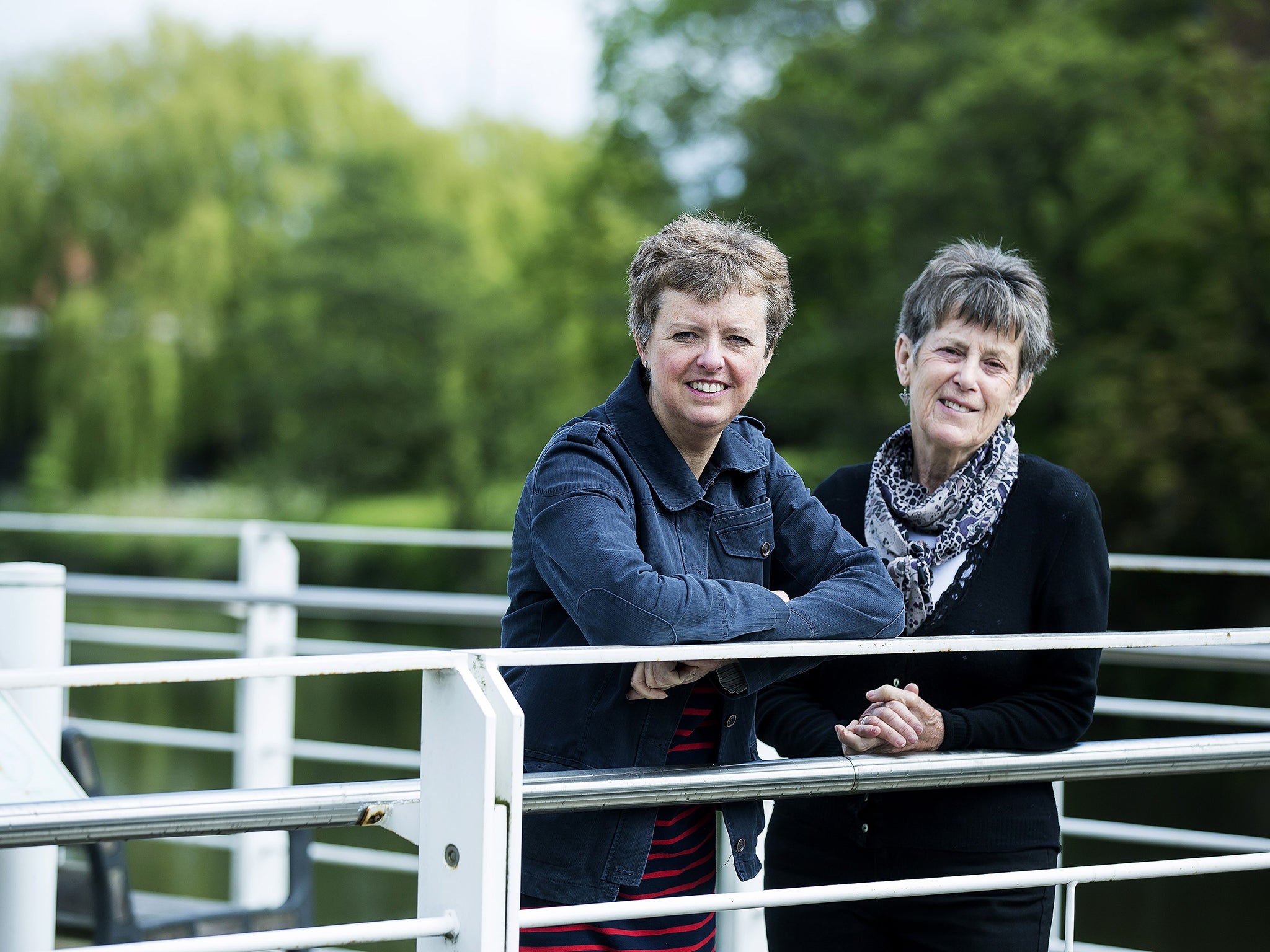 Sian Hoyle and Jenny Denton founder of the Derby book festival