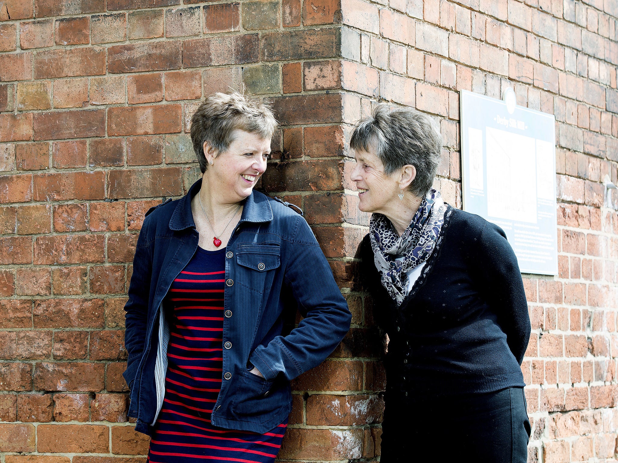 Sian Hoyle and Jenny Denton founder of the Derby book festival