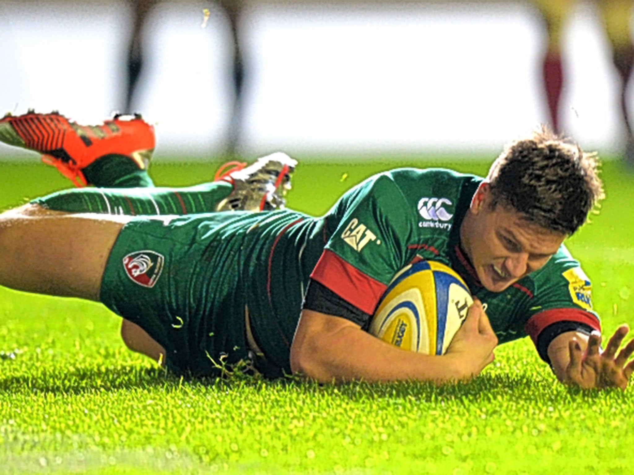 &#13;
Freddie Burns joined Leicester from Bath last year&#13;