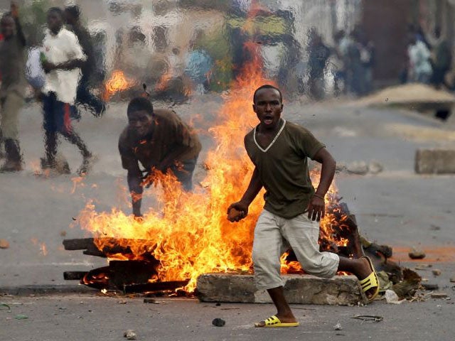 More than 110,000 people have fled the tiny central African state amid unrest that observers fear could trigger a return to conflict