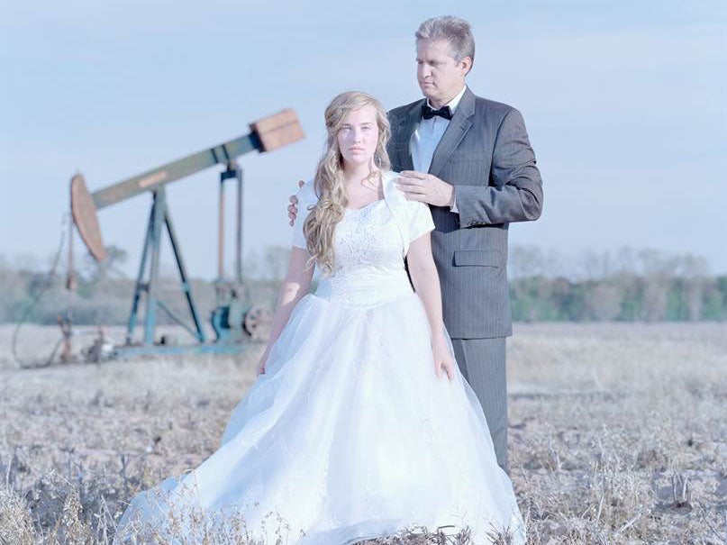 David Magnusson photographed fathers and daughters taking part in 'purity balls in the US'