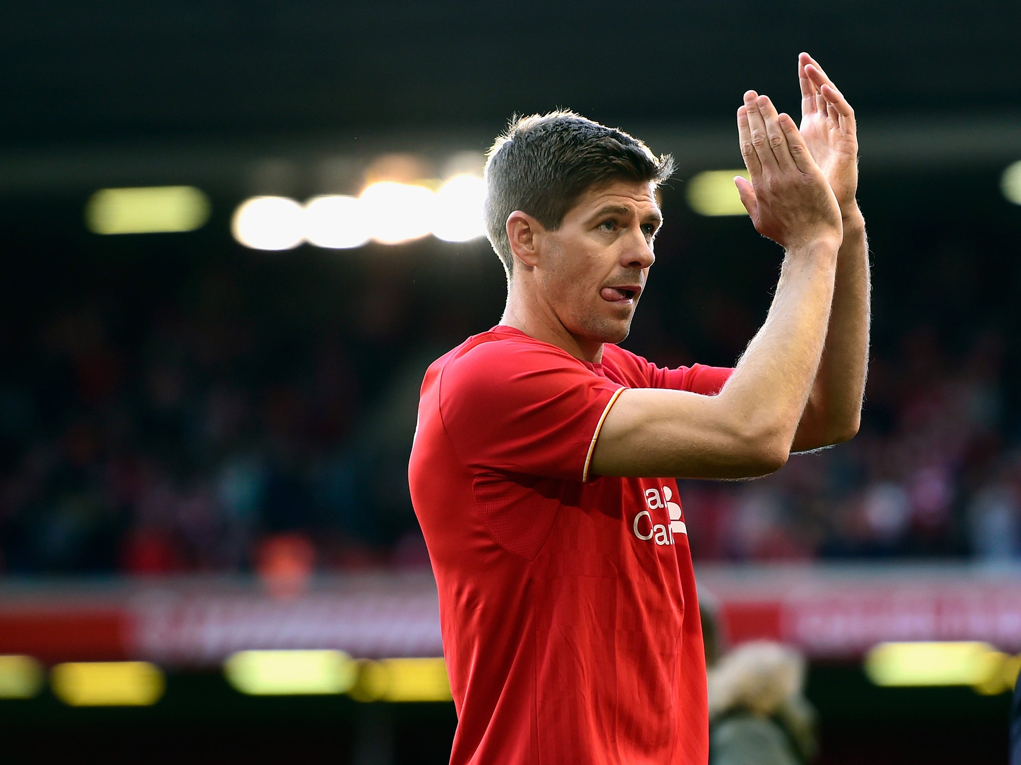 Steven Gerrard will play his final game for Liverpool against Stoke