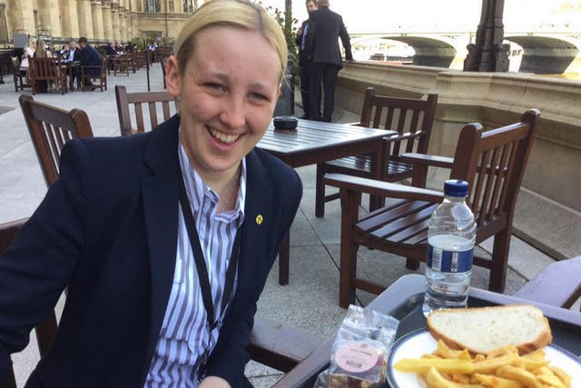 New SNP MP Mhairi Black distinguished herself in Westminster straight away when she made herself a chip butty in the canteen