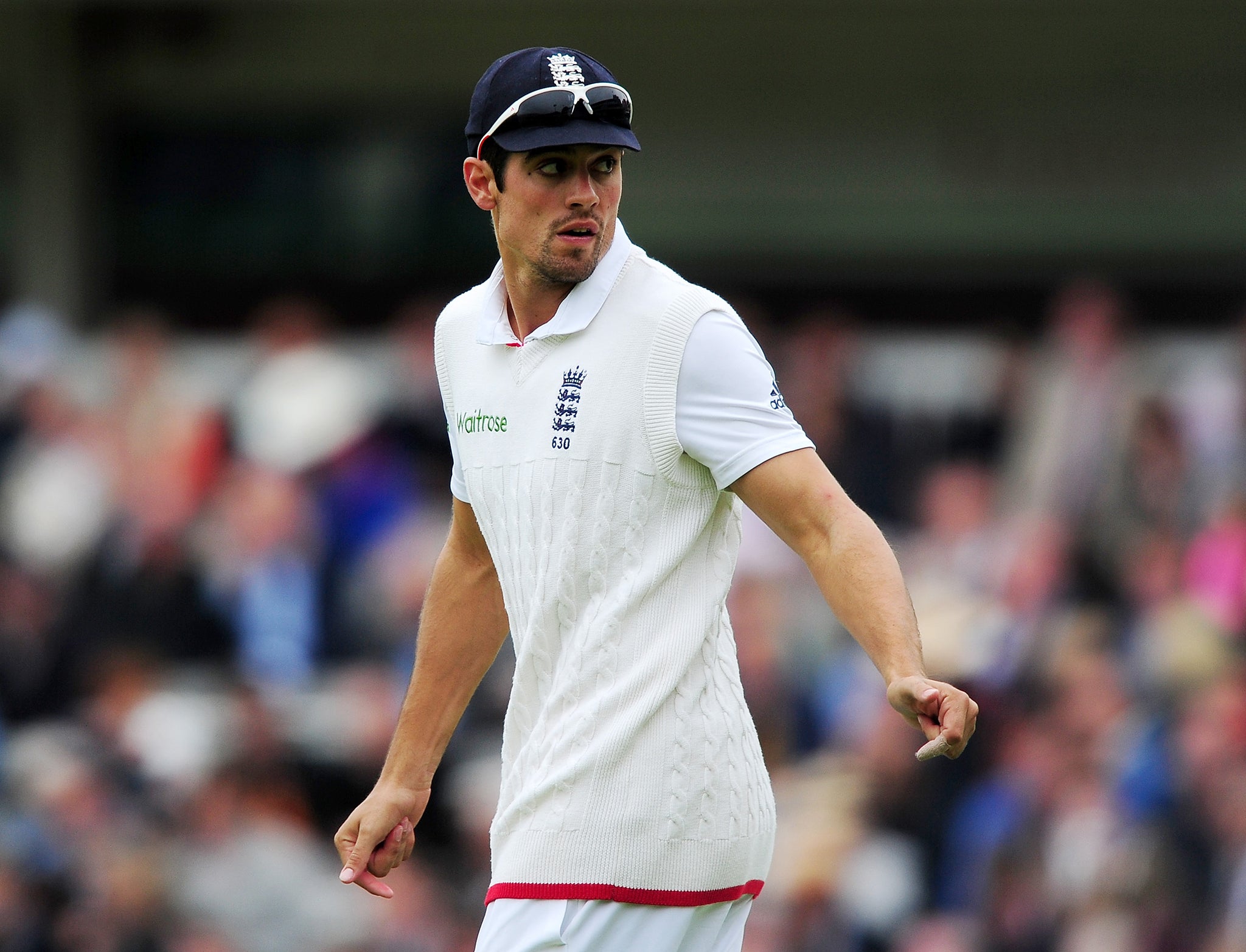 England captain Alastair Cook is once again fighting for his future
