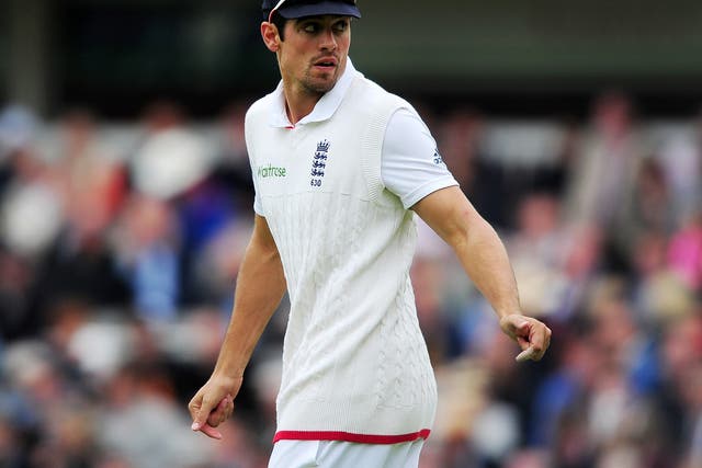 England captain Alastair Cook is once again fighting for his future