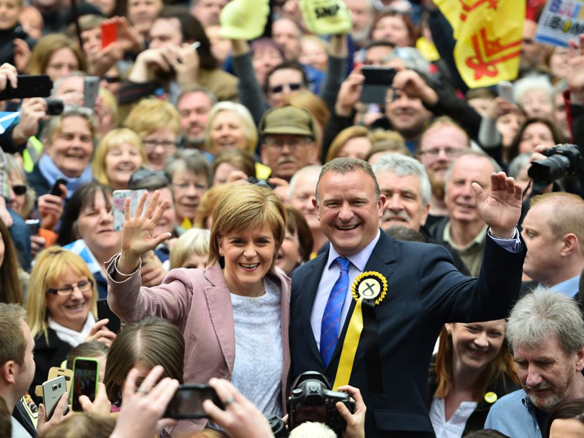 The SNP's Transport spokesman, Drew Hendry, right, has described the news as a “snub” to Scotland (Ge