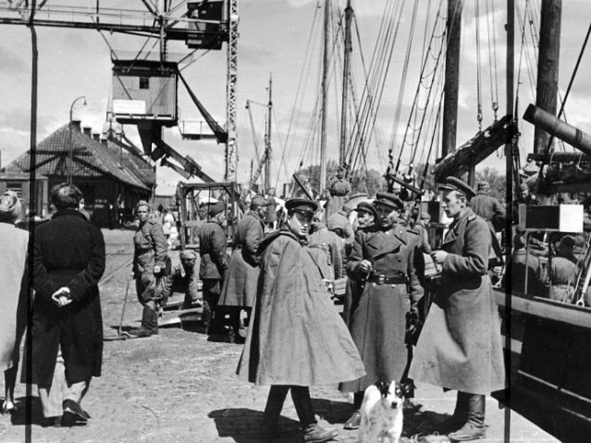 Russians on the island of Bornholm in 1914