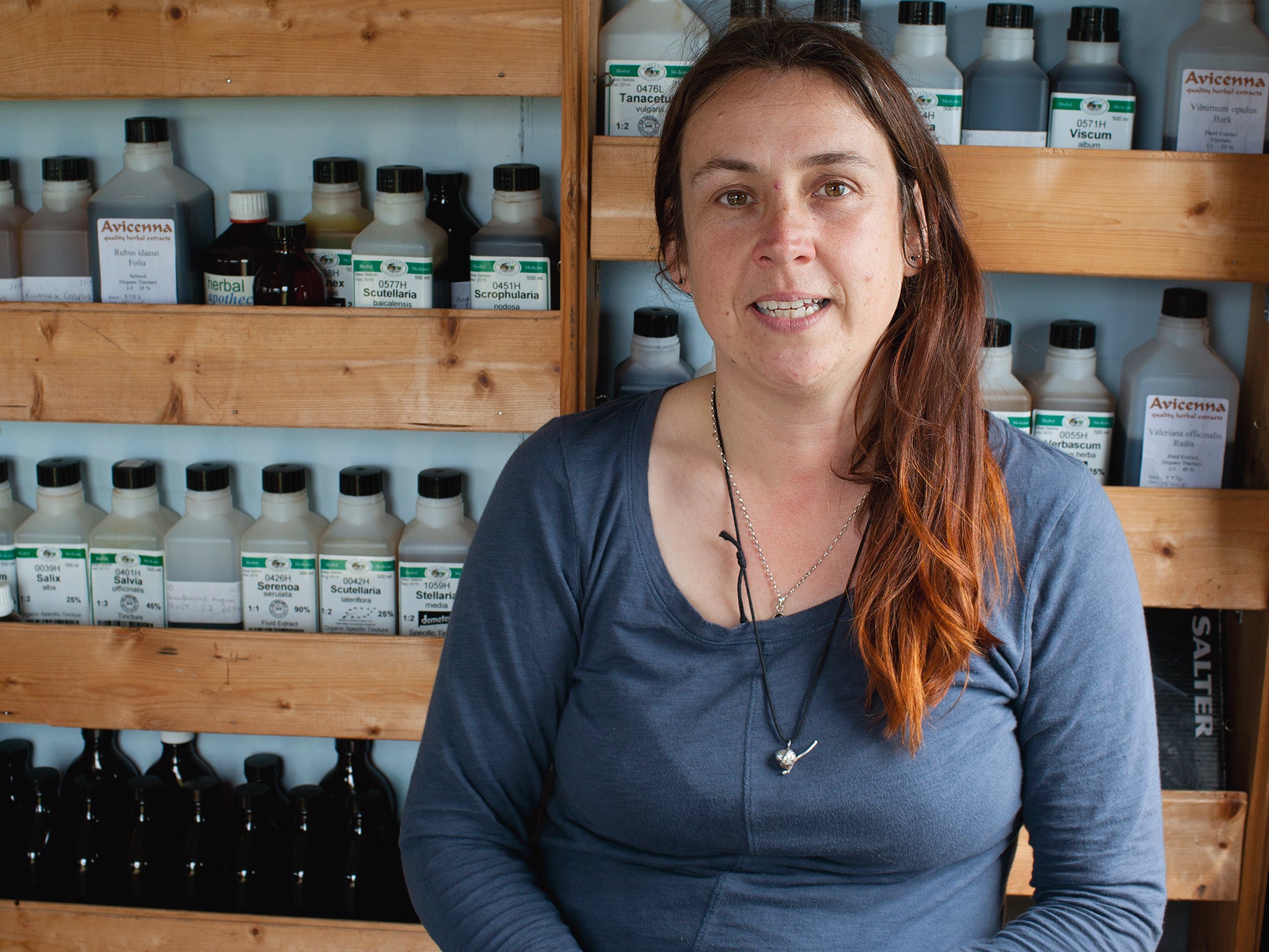 Helen Kearney, a trained herbalist, is setting up a business growing herbs and flowers