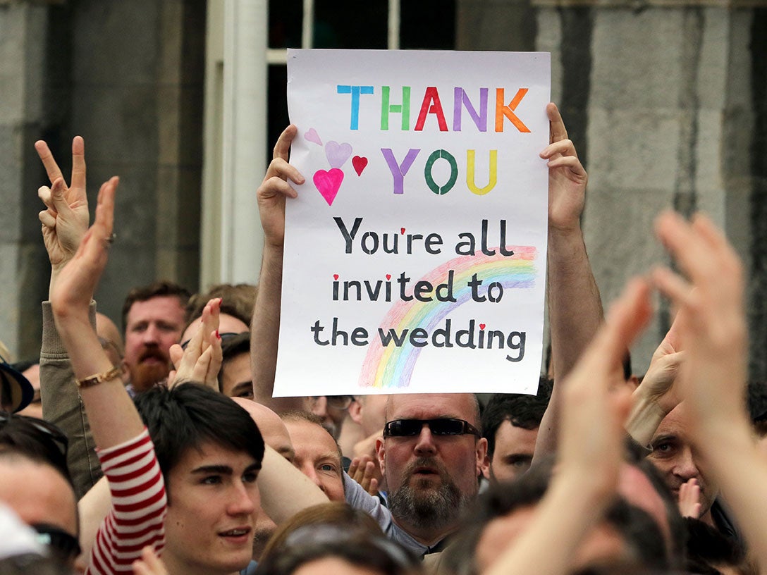 Ireland voted overwhelmingly in favour of same-sex marriage