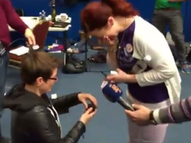 Billie proposes to long-term girlfriend Kate Stoica moments after Ireland votes Yes for same-sex marriage