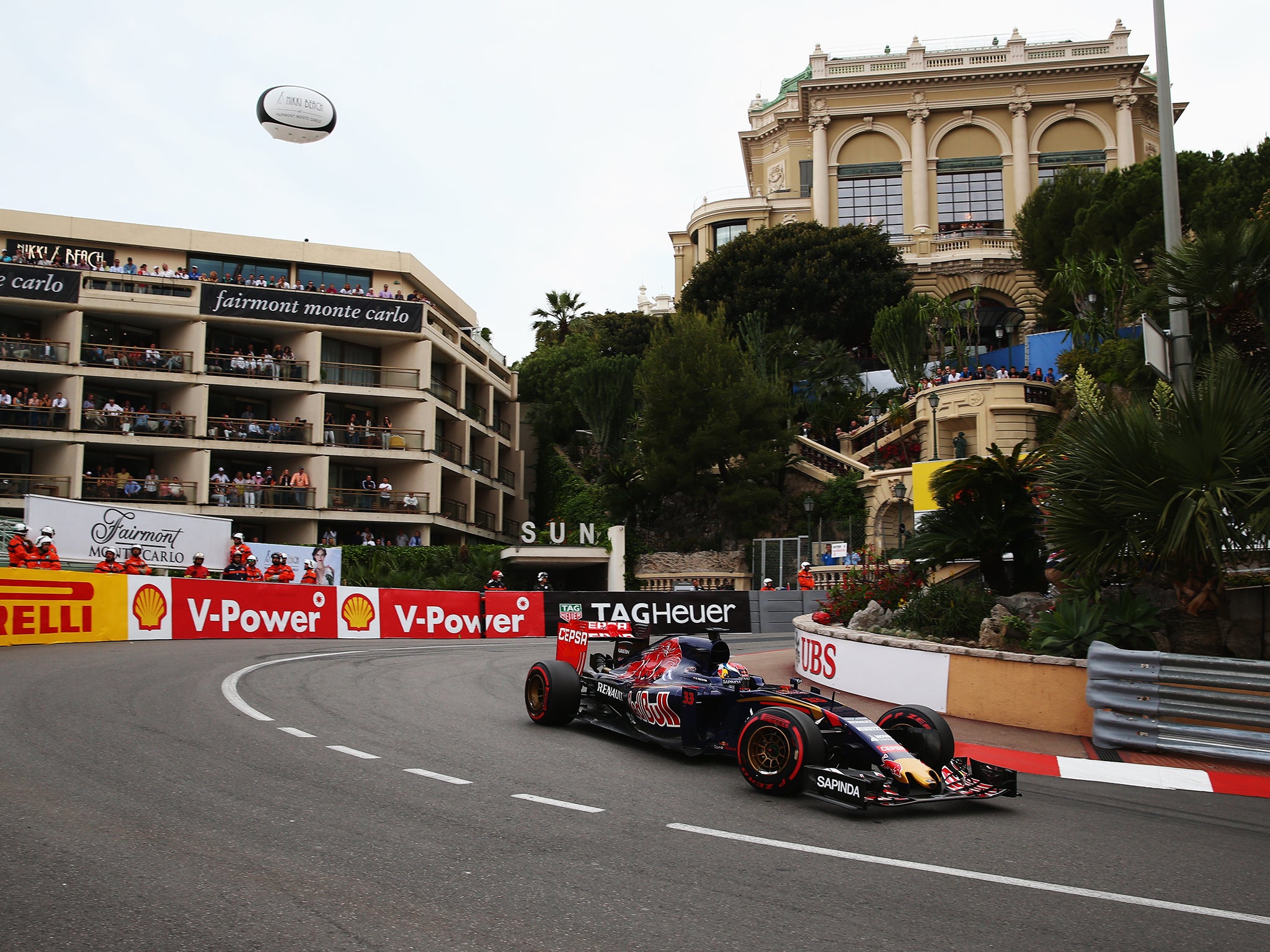 Max Verstappen in action at the Monaco Grand Prix