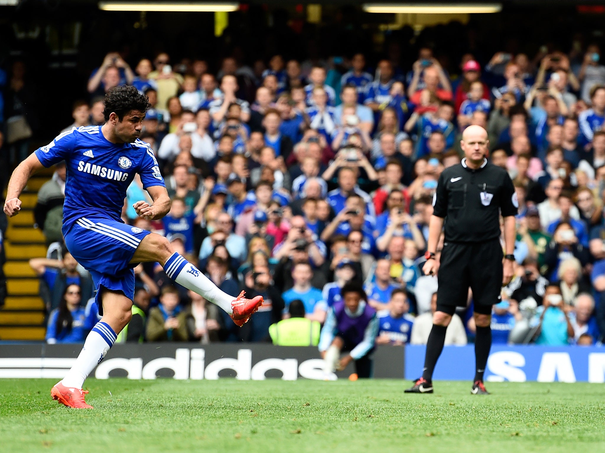 Diego Costa - on for Drogba - equalised from the penalty spot