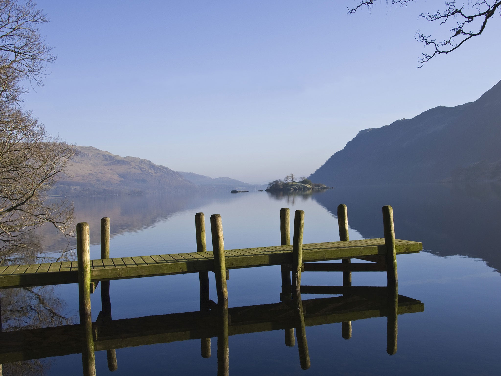 Lake Ullswater, Lake District National Park, Cumbria, England