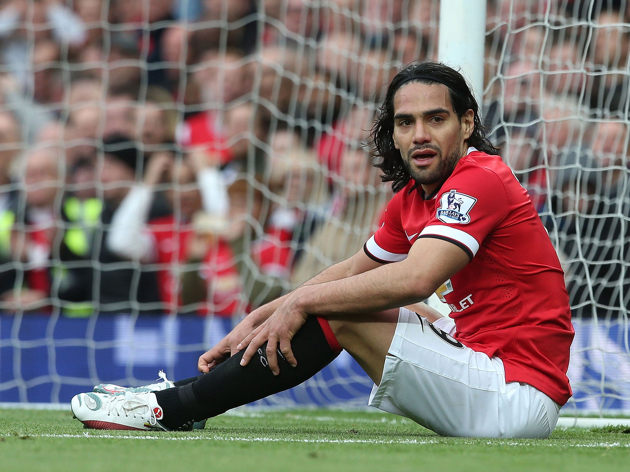 Radamel Falcao during his time at Manchester United