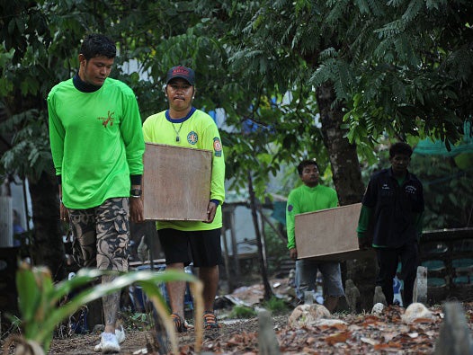 139 mass graves have been found along the Malaysian-Thai border