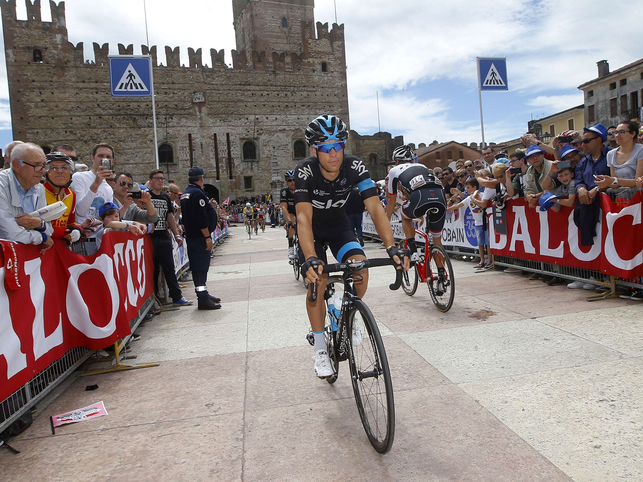 Richie Porte had set his sights on victory in the Giro d’Italia but injury has forced him out