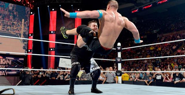 Kevin Owens attacks Cena after his match with Ryder